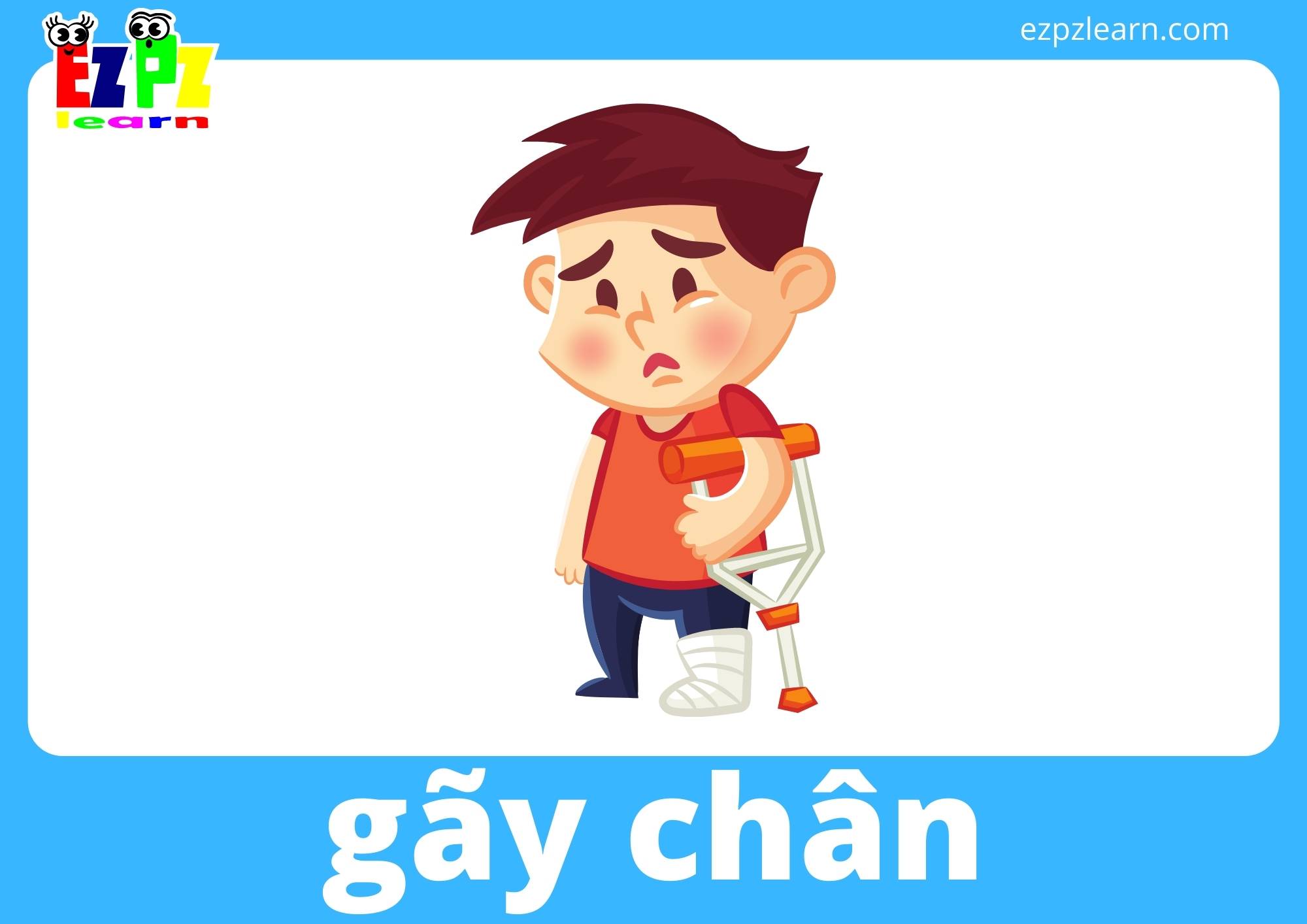 gãy chân